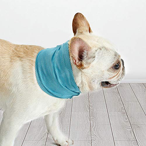 ETOPARS Bufanda fría para Mascotas, Collar de Enfriamiento para Perros, Pañuelo de Enfriamiento para Perros, Verano Sensación Fría Bufanda para Perros Gatos