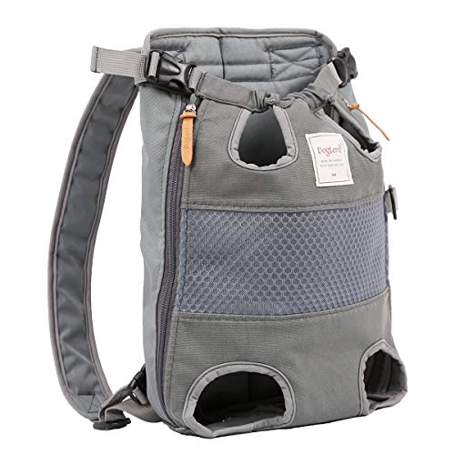 ETOPARS Mochila Portadora de Mascotas Portátil, Mochila Bolso para Perros, Bolsa de Transporte para Mascotas Gato Perro, Portador de Viaje Mochila para Perro hasta 10kg para Viajar/Senderismo/Camping