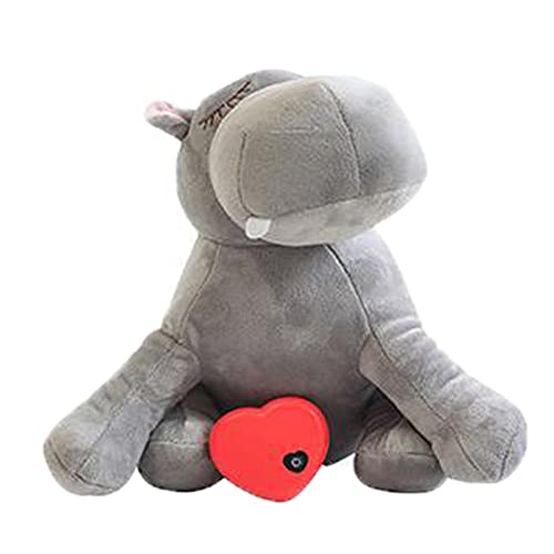 EuBaifeng Juguete para cachorros con latido del corazón, juguete de peluche para perros y gatos, para aliviar la ansiedad por separación