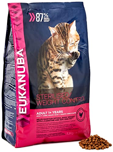 Eukanuba Adulto Esterilizado/Control de peso Rico en pollo [1,5 Kg]