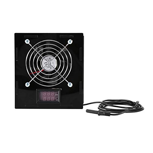 EVTSCAN último enfriador de termostato de acuario de 12 V 70 W con control de temperatura para enfriador de tanque de peces de agua dulce/agua salada