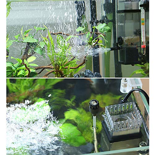 ExcLent Acuario De Bajo Nivel De Ruido De Superficie Skimmer Skimmer Oil Film Remover Procesador Flujo De Aire Ajustable Bomba De Filtro De Agua Para Tanque De Peces - A