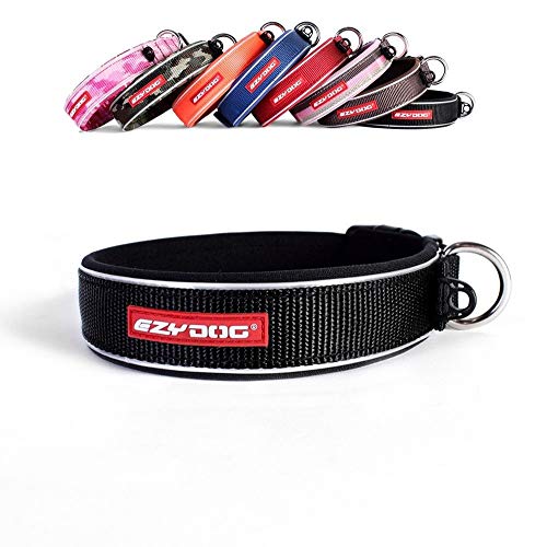 EzyDog Neo Collar para Perro, Negro, Mediano (39-44 cm)