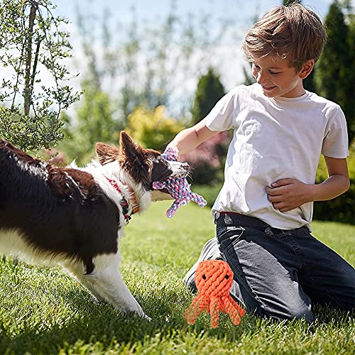 FANDE Tejer Varillas Molares de Cuerda de Algodón, Varillas Molares para Masticar Perros de Entrenamiento, Osos y Pulpos, Herramientas de Juego de Adiestramiento de Perros, Limpieza de Dientes