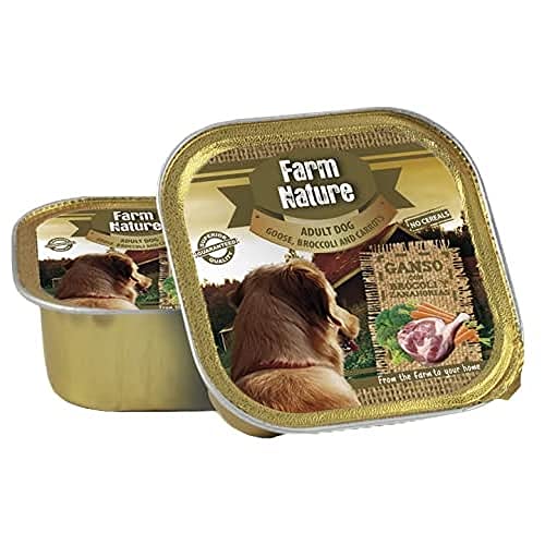 Farm Nature Ganso con Brócoli y Zanahorias Comida Húmedos para Perros 150 G 150 g