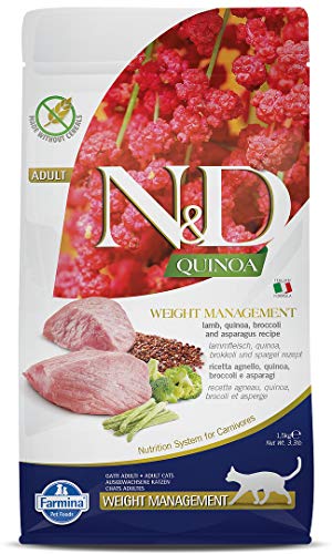 Farmina - Farmina N&D Cordero y Quinoa Cat Weight Management Grain Free - 2341-1,5 Kg.