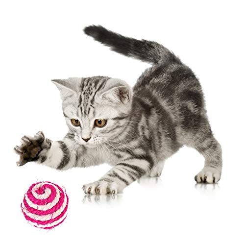 Fascigirl Juego De Juguetes para Gatos Surtido 28 Piezas De Felpa De Plástico Creativo Interactivo Pez Gatito Jugar Juguete Gato Teaser