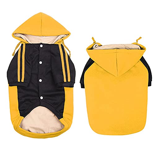 FEimaX Sudadera con Capucha Cálido para Perros Pequeños Mascotas Ropa de Invierno Cachorro Abrigo Chaqueta Suave Camiseta para Perro Gato Chihuahua