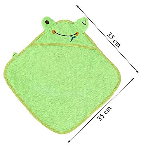 Fiyuer Albornoz para Perros 2 Pcs Toalla para Perros Pijamas Toalla de baño para Mascotas Microfibra Abrigos de Secado Azul Verde