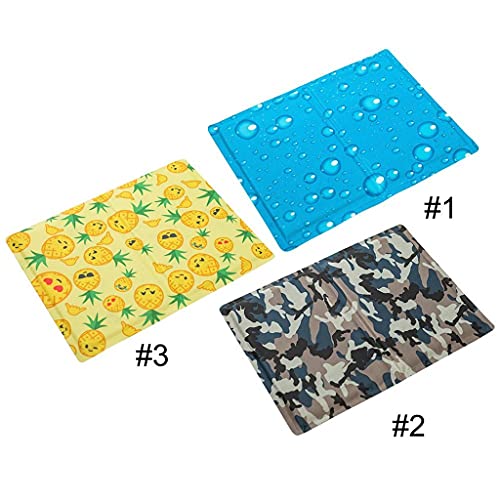 Flashing Almohadilla de gel frío para mascotas Alivio del calor Verano suave Estera de enfriamiento para perros Cool Down Pet Ice Pad Colchón Pet Cool Mat Cama Gatos Cojín Pet Cooling