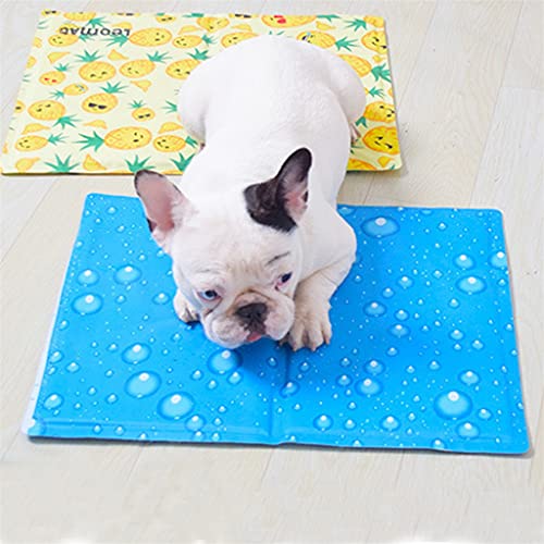 Flashing Almohadilla de gel frío para mascotas Alivio del calor Verano suave Estera de enfriamiento para perros Cool Down Pet Ice Pad Colchón Pet Cool Mat Cama Gatos Cojín Pet Cooling