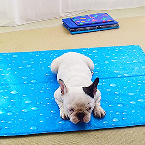 Flashing Almohadilla de gel frío para mascotas Alivio del calor Verano suave Estera de enfriamiento para perros Cool Down Pet Ice Pad Colchón Pet Cool Mat Cama Gatos Cojín Pet Cooling