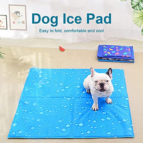 Flashing Almohadilla de gel frío para mascotas Alivio del calor Verano suave Estera de enfriamiento para perros Cool Down Pet Ice Pad Colchón Pet Cool Mat Cama Gatos Cojín Pet Cooling