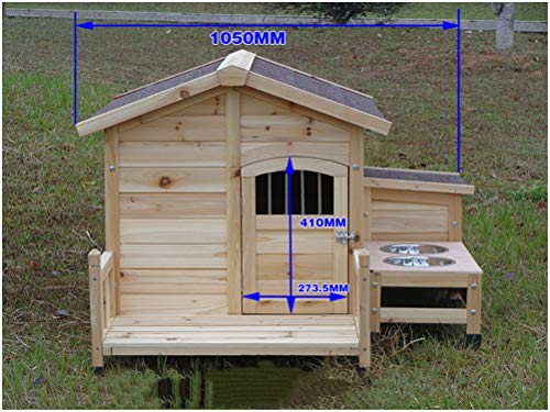 Flashing Casa para Perros Gran Golden Retriever Doghouse Jaula para Mascotas Al Aire Libre Jaula Grande para Perros Suministros De Habitación para Perros Al Aire Libre De Madera