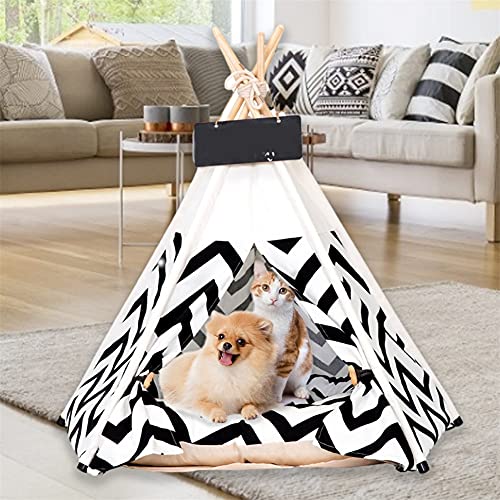 Flashing Hot Dog Bed Cats Cama con cojín Luxery Portátil Tiendas de Perro Postales Casas de Pet Pet Tent Dog House Interior Anterior MACKETS Cama DE DORMENTO (Size : Large)