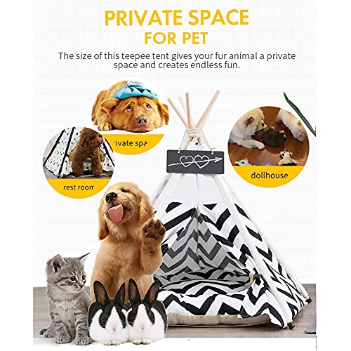 Flashing Hot Dog Bed Cats Cama con cojín Luxery Portátil Tiendas de Perro Postales Casas de Pet Pet Tent Dog House Interior Anterior MACKETS Cama DE DORMENTO (Size : Large)