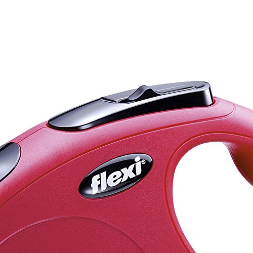 Flexi CL00T3.250.R - Cinta retráctil, Color Rojo, Talla XS, 25,4 cm