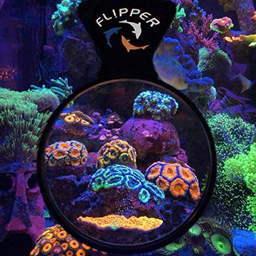 FL!PPER DeepSee - Lupa magnética para acuario, lupa de peces, lupa magnética, ideal para fotografía, accesorios para tanque de peces, 4 pulgadas