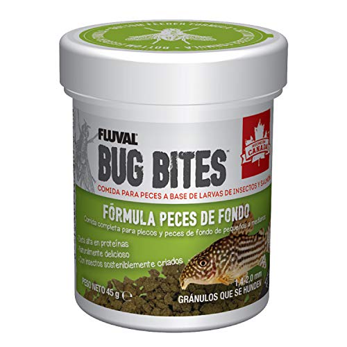 Fluval Comida Peces Comida para Peces Bug Bites Formula PLECOS Comida DE Peces