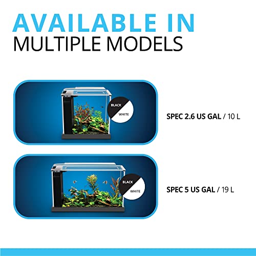 Fluval Conjunto de Acuario Spec III, 9,8 l