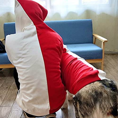 Foern Sudadera con Capucha para Perro Familiar, Disfraz de Perro y PropietarioSudaderas a Juego para Perros y Propietarios a la Moda para Perros Pequeños, Medianos y Grandes,Black,Men