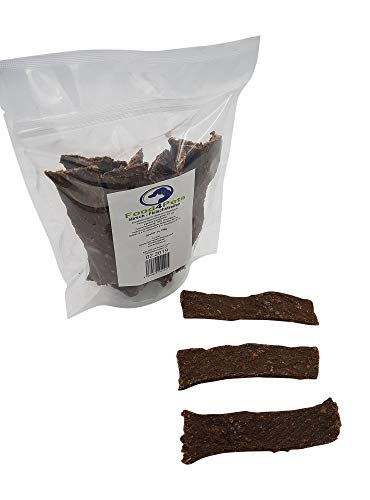 Food4Pets Tiras de carne para perros de carne de ciervo, 250 g, tiras para masticar para perros