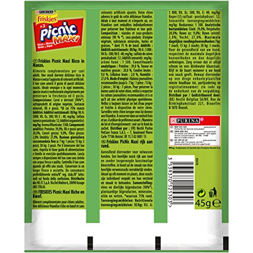 Friskies Maxi Picnic Manzo 45 g – 18 Piezas