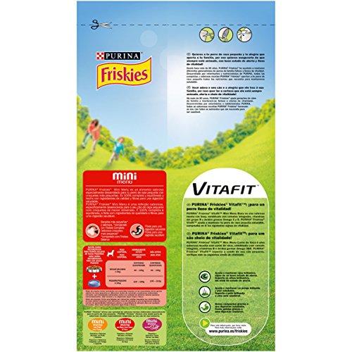 Friskies - Mini Menu - Alimento para Perros Seco Con Buey - 1.5 Kg