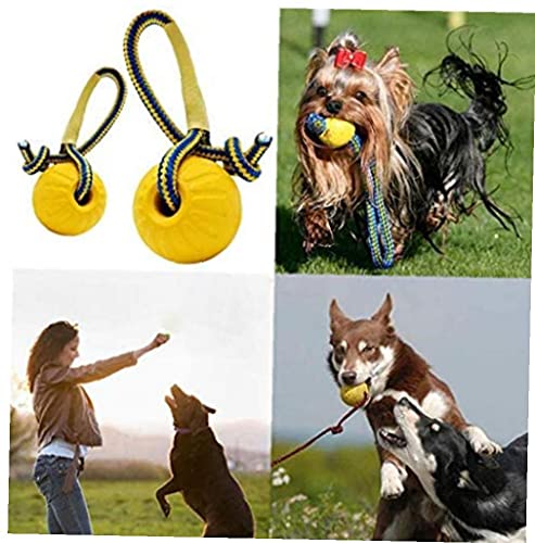 Froiny Bola Perro con Cuerda Pelota De Entrenamiento De Captación Caido Juguetes Pelota para Perros Pequeños Dientes De Limpieza Aburrimiento Chew Toys