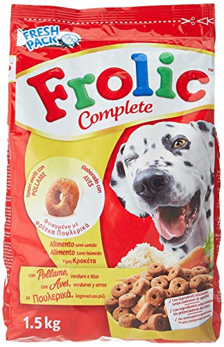 FROLIC Completa con verduras y pollo seco kg de arroz 1.5 Comida seca perros