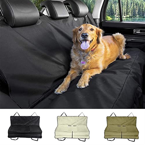 Funda de asiento de coche de mascotas caliente, cubierta de asiento de coche for perros Transporte de mascotas a prueba de agua Estera de gato Hamaca de viaje Tronco de viaje Asiento trasero trasero f