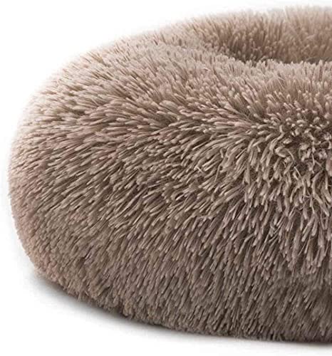 Funda de Cama para Perro Suave Extraíble, Cojín para Perro de Piel Artificial Gigante, Almohada para Sofá Cama para Mascotas,Brown-XXL