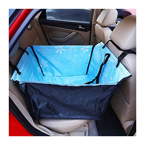 Funda para asiento de coche para perro, funda de asiento trasero, bolsa de cama, cesta impermeable, hamaca plegable de seguridad, cojín de viaje para perro (color HLA, tamaño: 60 x 35 x 50 cm)