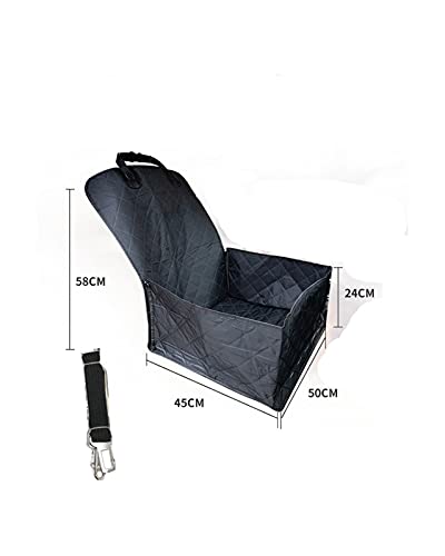 Funda para asiento elevador de coche para mascotas, impermeable, ajustable, hamaca plegable, cesta para equipaje para mascotas, malla de verano, transpirable, multifunción, cama para cachorros, casa(