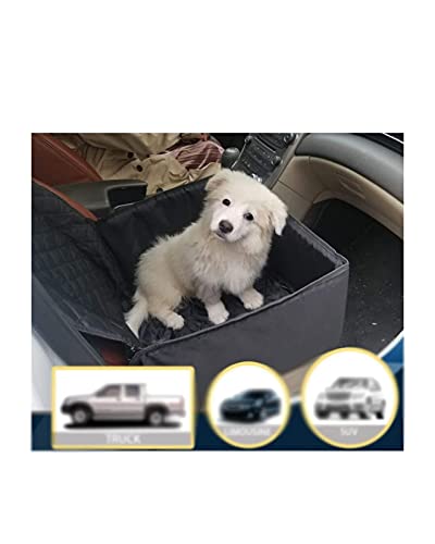 Funda para asiento elevador de coche para mascotas, impermeable, ajustable, hamaca plegable, cesta para equipaje para mascotas, malla de verano, transpirable, multifunción, cama para cachorros, casa(