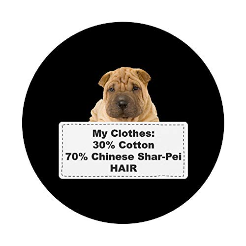 Funny Shedding Dog Chinese Shar-Pei PopSockets PopGrip: Agarre intercambiable para Teléfonos y Tabletas