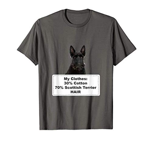 Funny Shedding Dog Scottish Terrier Camiseta