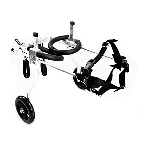 FXBFAG Silla de Ruedas para Mascotas, Modelo S, Adecuada para Altura 28-33/32-37 cm, Peso 4-9 kg Ropa para Perros, Patinete Auxiliar de Entrenamiento para discapacitados con Patas traseras a