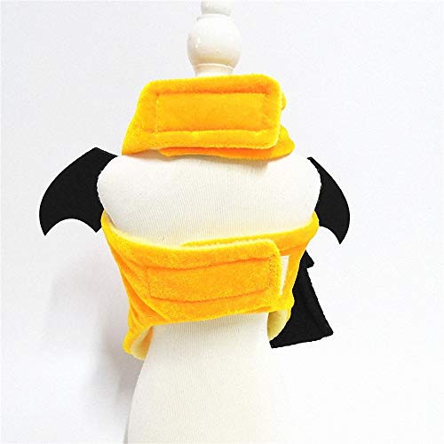 FZ FUTURE Ropa para Mascotas de Halloween, Perros Calabaza Halloween Traje Ropa, Divertido Disfraz de Perrito para Halloween Perro Gato Navidad Pascua,1pcs,M