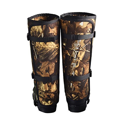 Gaiters de Serpientes para la Caza, la Serpiente de gaiteros de la Serpiente Protección contra la mordedura de la Serpiente para Las piernas más Bajas, Camuflaje a Prueba de Serpientes, 1pair pequeño