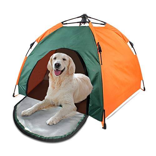 Galatée Caseta para Mascotas,Portátil,Grande, Casa de Mascotas Plegable para Gatos Perros de Cama Suav Uso en Interiores y Exteriores Tienda de Campaña para Exteriores 79 * 77 * 62cm