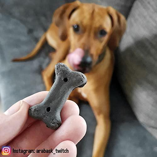 Galletas para perros Digestiva contra diarrea y gases con carbón activo en caso de nerviosismo, cambios en la alimentación, alimentos para perros indigestos y con soja para perros alérgicos