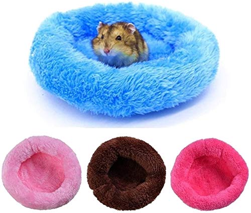 GANE Pets Beds Deluxe Soft Dog, Dog Cat House Soft Squid Hamster Pad Mouse Pad Nest Nest Summer Bag Cojín Relleno Hedgehog out Mantas Calientes Suministros de algodón Nido pequeño Suave y cómodo, F