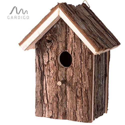 Gardigo - Nido para Pájaros, Casa de Madera para Pájaro, Casita Decoración de Jardín, Terraza o Balcón