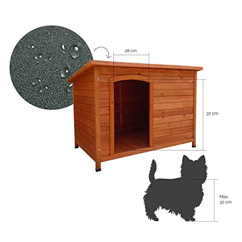 GARDIUN KNH1240 - Caseta de Perro Sugar 58 x 85 x 58 cm a 1 Agua - Perro Pequeño