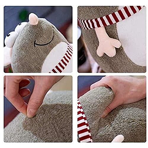 GBBNWFOL Animal Peluche Suave Peluche Grande Ojo Mouse muñeca Juguete sofá sofá decoración Chico niña cumpleaños Pareja Regalo Gris