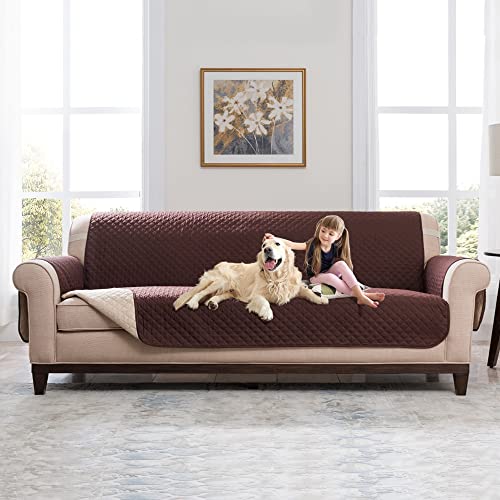 GNEHCUY Funda De Sofá,Cubre Sofá Cubierta de sofá reclinable Pet Perro Dog Protector DE Mat Protector ELÁSTICO Sofa Cubierta Cubierta A Prueba de Agua Protector de Muebles Acolchados