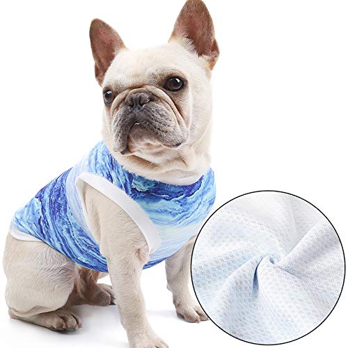 Gojiny Refrigeración Perro Chaleco Arnés Chaqueta Más Fresca Camiseta Suave Transpirable Caliente Verano Camiseta Superior Paño para Perros Que Caminan Caza Deporte