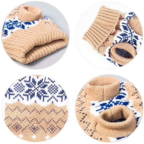 GOODGDN Suéter para Mascotas Perros Gatito, Ropa Cálida de Invierno para Perros y Gatos Chaleco Suéter Cálido para Mascotas Ropa Gatitos Cachorros, M