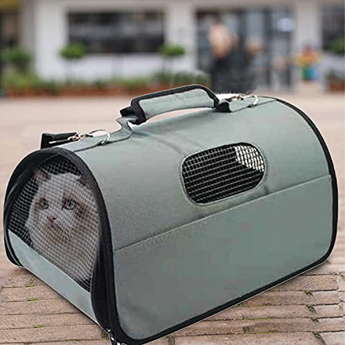 GREATOOL Bolso Perro Pequeño Bolsa Bandolera de Transporte de Gatos, 37x22x20CM, Transportín Perro Gato Transpirable, Color Aleatorio (Tamaño: S-37X22X20cm, Color Aleatorio)